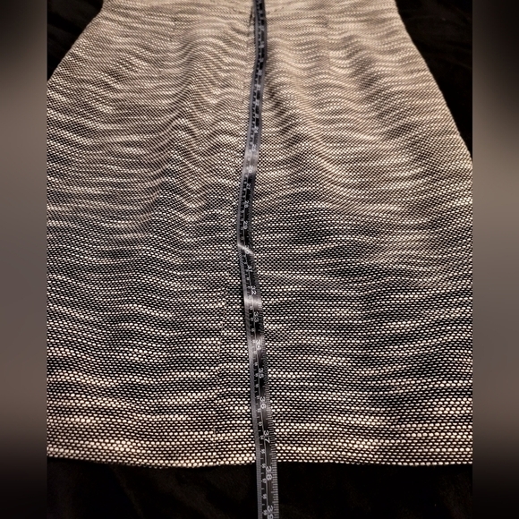 BANANA REPUBLIC Sheath Gray Tweed Sleeveless‎ V-neck Retro Lined Dress Sz 12 - Picture 7 of 11